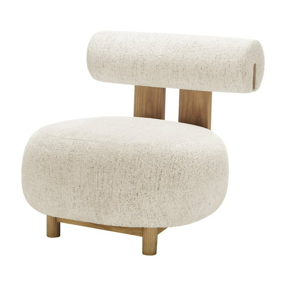 New Pacific Direct Pamela Fabric Accent Chair in Concord Cream