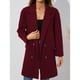 thumbnail image 4 of Abrigo de mujer NikouMX de doble botonadura con cuello vuelto, 4 of 7