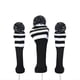 thumbnail image 1 of Greeniant 3PCS Golf Club Head Covers Clubs Sports Lightweight Headcovers Outdoor Sporting Goods Washable Thick Women Golf En blanco y negro Greeniant OD015544-02, 1 of 6