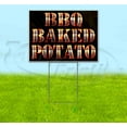 thumbnail image 1 of Bbq Baked Potato (18" x 24") Yard Sign, Includes Metal Step Stake, 1 of 6