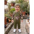 thumbnail image 3 of Cjfdfy Newborn Baby Boy Camo Angling Outfit Mama's Boy Long Sleeve Rompers And Wild Goose Deer Patch Overalls Pants With Cute Hat Infant Cute Fall Hunting Clothes, 3 of 9