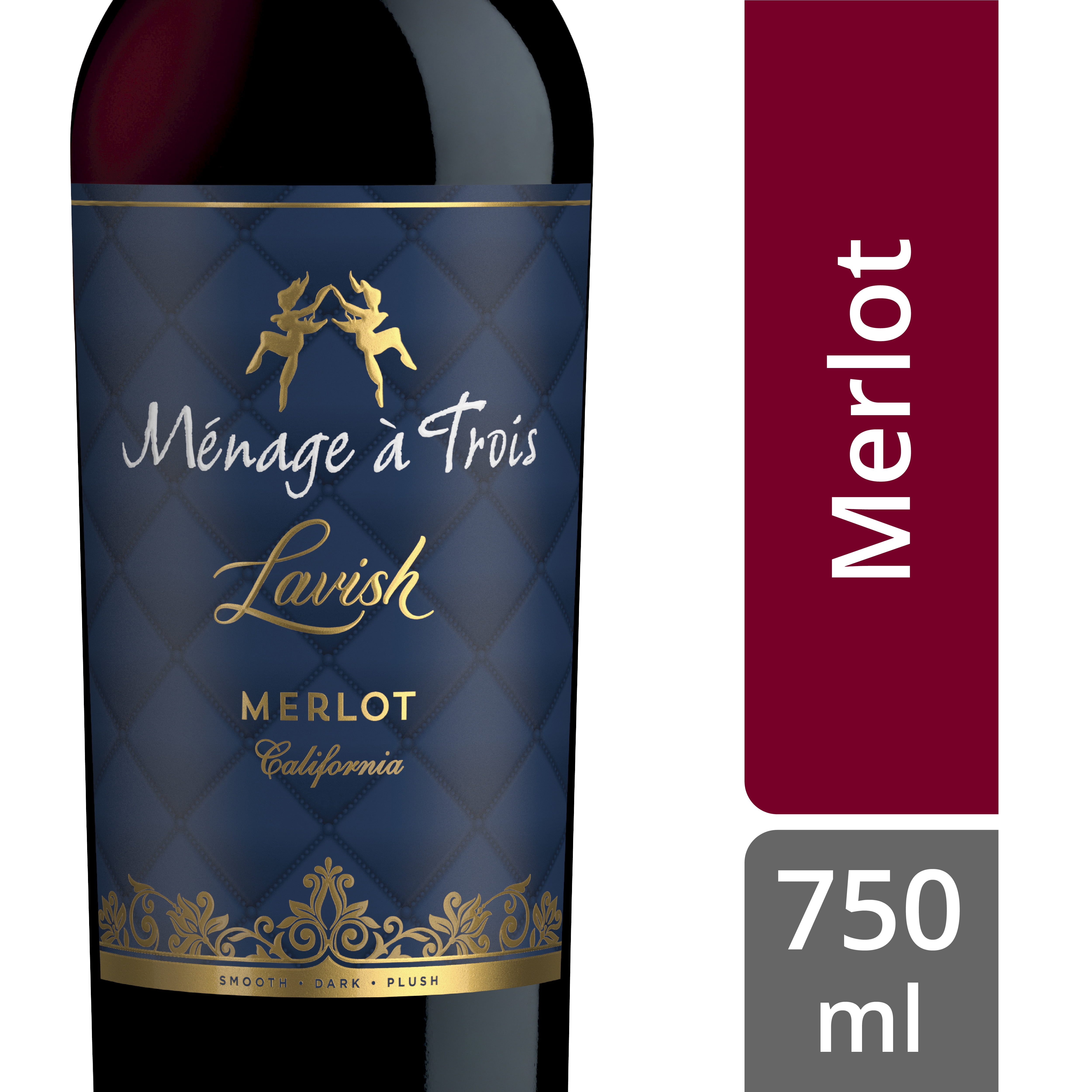 Menage A Trois Lavish Merlot Red Wine 750 ML
