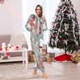 thumbnail image 6 of IAUYY Unisex Adult Onesie Pajamas Ultra-Soft Crystal-Soft Fabric, Halloween Adult Onesie Pajamas Adults,With a Zipper Plus Size Onesie Pajamas, Birds Flying Around, 6 of 7