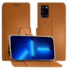 Funda Cartera Molan Cano Issue Diary Para Samsung Galaxy A31 Café Molan Cano Funda tipo de Cartera