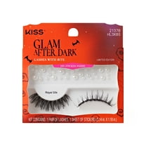 KISS Halloween False Eyelashes, ‘Royal Silk’, 10mm, Full Volume, 1 Pair KISS Lashes