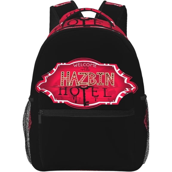 Hazbin Hotel Anime Backpacks High Capacity Bag Multifunction Backpacks Casual Outdoors Travel Daypack