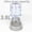 Gray Watering, variant on Automatic Dog Feeder And Water Dispenser - Suitable For Small And Medium-sized Pets, Gravity Feeding Dog Station, Durable PP Material, No Batteries Required, Suitable For Cats And Dogs