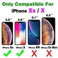 thumbnail image 4 of Asuwish Phone Case Compatible with iPhone Xs X 10 10s Hybrid Rugged Shockproof Hard Protective Drop Proof Full Body Heavy Duty Mobile Cell Cover for iPhoneX iPhoneXs iPhone10 10xs Xs Women Men Green, 4 of 8