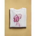 thumbnail image 2 of African Woman Portrait Pink Sweatshirt Women -Image by Shutterstock, Female 3X-Large, 2 of 4