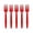 B, variant on Disposable Plastic Cutlery Set Red Cake Knife Fork Spoon Kit Food Grade Utensils for Birthday Wedding Holiday Party Supplies