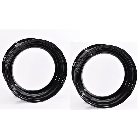 eCustomrim 2-Pk Mobile Home Low Boy Trailer Wheel 14.5x6 6x14.5 Open Center Fits 14.5 Tire