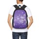 thumbnail image 4 of Fotbe Snowfall Sky White Purple Mochila para Hombre y Mujer - Tela Oxford 600D Resistente - Mochila Impermeable de Gran Capacidad para Escuela, Viajes y Senderismo, 4 of 6