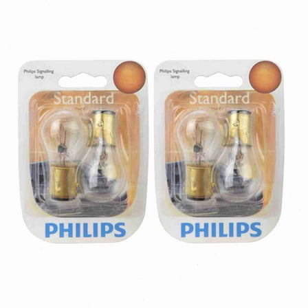 2 pc Philips Tail Light Bulbs compatible with Chevrolet Bel Air Corvette DS Fleetline Fleetline Truck Fleetm Fleetmaster 1946-1955 Electrical Lighting Body Exterior