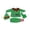 Green, variant on Boys' Christmas Elf Outfit Set – Tunic with Shorts, Tights & Hat
