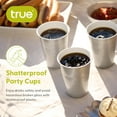 thumbnail image 5 of True Silver Party Cups, Disposable Cups, Party Supplies, 16 oz, Set of 24, 5 of 9