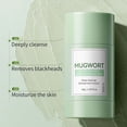 thumbnail image 5 of Mugwort Deep Cleansing Mud Mask Stick - Purifying Pore Cleanser & Blackhead Remover for Face - Gentle Clay Stick Mask for Oily Skin, T-Zone, Nose - Soothing Botanical Treatment for Home or Travel, 5 of 9