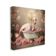 thumbnail image 4 of Stupell Industries Flamingo in Rose Filled Tub Animals & Insects Painting Gallery Wrapped Canvas Art Print Wall Art, 24 x 24, 4 of 8