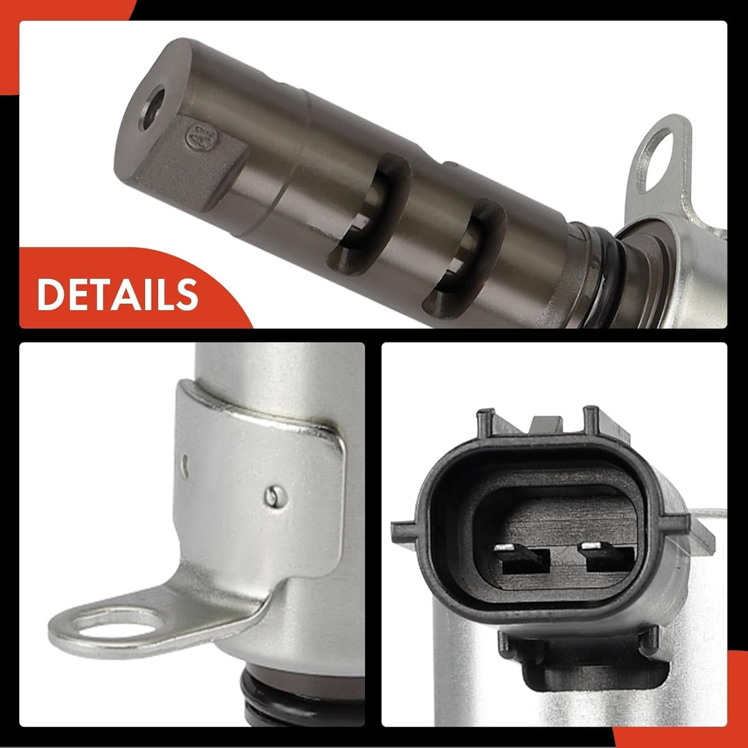 A-Premium 2-PC Intake and Exhaust Engine Variable Valve Timing (VVT) Solenoid Compatible with Jeep Compass 2007-2017, Patriot 2007-2017 & Dodge Journey, Avenger, Caliber & Chrysler 200, Sebring