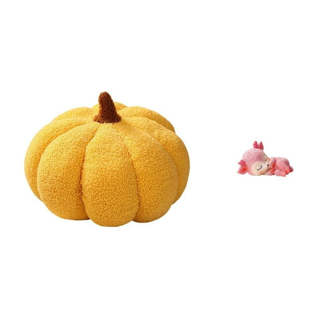 Almohadas de calabaza de Halloween,Cojines de calabaza de Halloween,suaves,para decoración del hogar,Cojines decorativos de calabaza,peluches de Halloween,sofá,Escultura de ciervo,Estatuas de