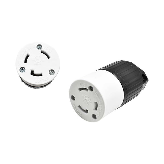 Superior Electric YGA024F Twist Lock Electrical Receptacle 3 Wire, 30 Amps, 125V, NEMA L5-30R - YGA024F