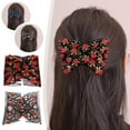 thumbnail image 2 of Magic Easy Stretching Combs for Women, Rose Beaded Hair Comb, Versatile Hair Comb, Headband Decoration, Hair Straightener, Insertion Comb, Elastic Beaded Hair Clips for Styling, 2 of 9