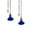 Royal blue, variant on Monebena 2 Pcs Decorative Crystal Pull Chain, 12-inch Pull Chain, Crystal Glass Ceiling Fan Pull Chain, Fan String Pulls Pendant Extension Ornaments, Light Pull Chain Extension(Crystal Diamond)