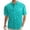 Mint Green, variant on YAYUBA Mens Polo Shirts Short Sleeve 5xl Classic Button V Neck Big and Tall Classic Striped T-Shirts Stretch Active Fit Loose Fit Casual Polo Tops