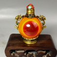 thumbnail image 2 of Antiques, miscellaneous items, antique-style cloisonné enamel inlaid with imitation beeswax snuff bottles, vintage smoking accessories, ornaments, 2 of 4