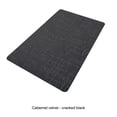 thumbnail image 3 of Injueey Alfombrillas de poliéster cómodas y elegantes para el baño, fáciles de instalar, duraderas para el suelo del baño. Juegos de accesorios de baño negro 40*60cm, 3 of 6