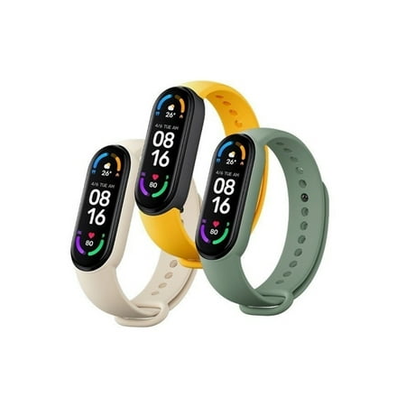 Sports Pack Xiaomi Mi Smart Band 6 (Beige, Yellow and Green)