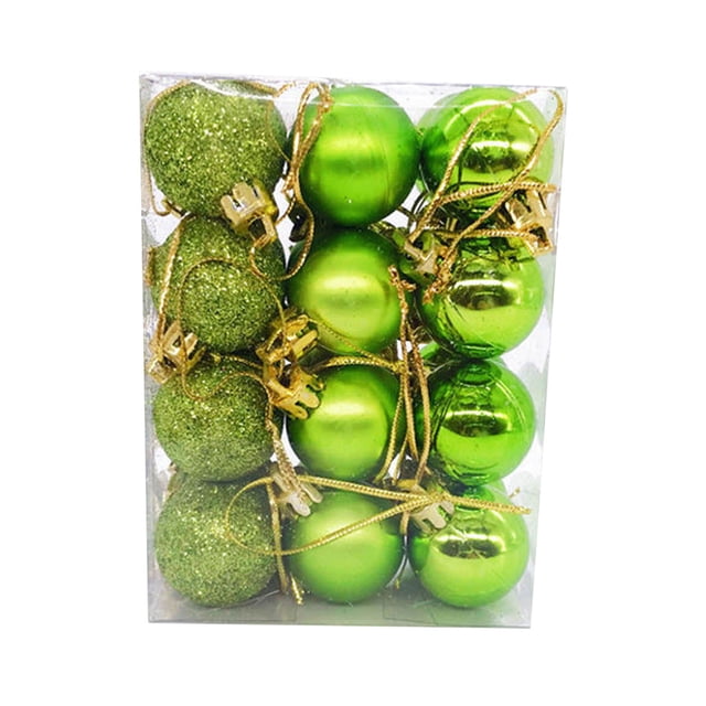 Fiudx Juego de Bolas Navideñas, Decoración Irrompible, Bolas Colgantes Multicolores, Decoración para Árbol de Navidad, Diseño de Escaparate para Fiestas, Paquete de 24