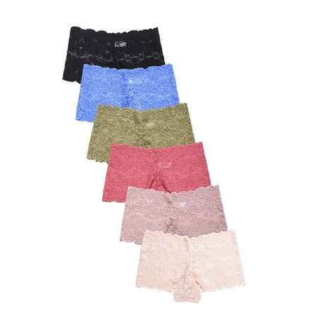 Sofra Womens Panties Cotton Hipster Panty Soft Underwear 6 Pc  Set 2  Size: Small