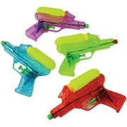Transparent Squirt Guns with Tank - Pack of 12