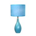 thumbnail image 1 of Lampe de table en céramique à base de quilles ovales de conception simple, 1 of 2