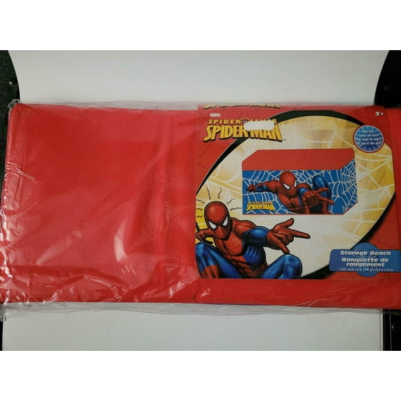 Spider-Man Storage Bench with Lid For Children's Room -Ages 3