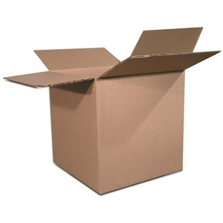 The Packaging Wholesalers 12 x 12 x 6 Inches Shipping Boxes, 25-Count