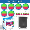 thumbnail image 6 of Lucky Doug Toss and Catch Ball Toys, Sticky Velcro Ball Toys - Outdoor Play Games, Beach Toys, Camping Games, Beach Game Set Sports Game Set for Ages 3+, 6 of 7