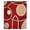 Red, variant on Black Brown Sheer Curtains 108" Extra Long, White Circle Modern Minimalist Geometric Light Filering Curtains, Privacy Drapes Simi Floor to Veiling Curtain for Living Room Bedroom Window Treatment