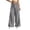 Grey, variant on Gaucho Pants for Women Corduroy Wide Leg Palazzo Culottes Bottoms Work Trousers Loose Fit Dressy Casual Office Elastic Waist Women's Fall/Winter Outfits(Grey,XS)