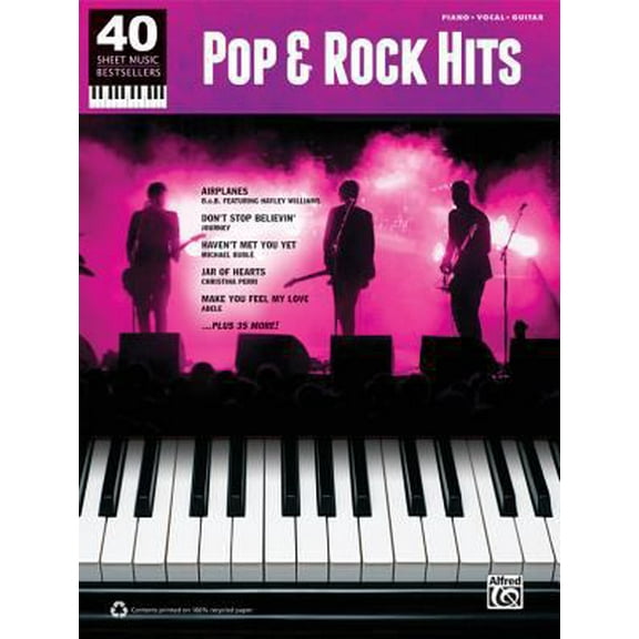 Pre-Owned Pop & Rock Hits: 40 Sheet Music Bestsellers Series (Paperback) 0739081861 9780739081860
