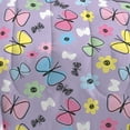 thumbnail image 2 of Dream Factory Sweet Butterfly Full 7 Piece Comforter Set, Polyester, Microfiber, Purple, Pink, Sky Blue, Multi, Child, Female, 2 of 14
