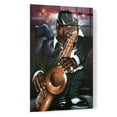 thumbnail image 2 of Epic Art 'Jazzman Moe' by Leonard Jones, Acrylic Glass Wall Art, 16"x24", 2 of 3