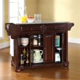thumbnail image 4 of Crosley Furniture Alexandria MDF Wood Kitchen Island in Mahogany, 4 of 7