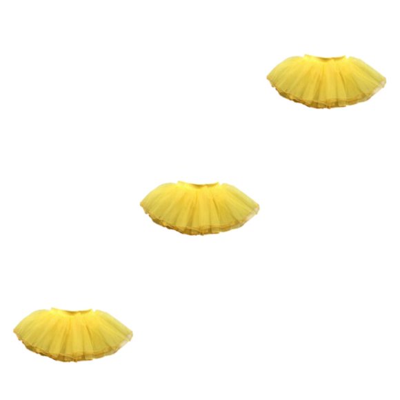 Minnieouse Traje de niña chico tul Ballet danza patinaje conjunto ropa de baile tutú cintura elástica rendimiento fiesta medio 0,9-1,3 m Type1 NO1