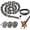 Silver, variant on Big chain leash for small dog funny, Lightweight Giant Iron Paw Dog Chain for Small Dog, Funny Fake Chains Dog Leash, Plastic Imitating Irons Chains Looks Strong and Heavy for Photo Props