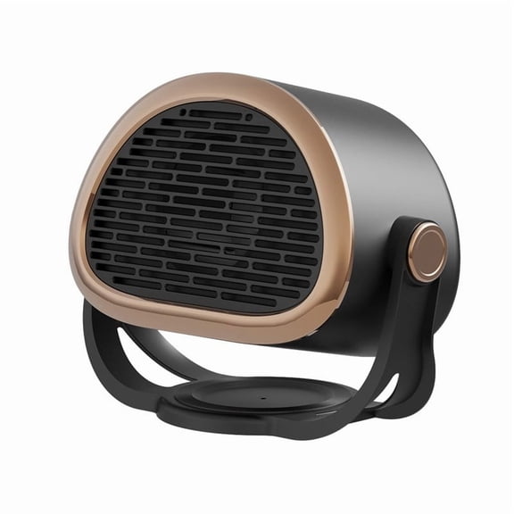 Compact Energy Efficient Air Heater Mini Ceramic Fan For Quick Heating And Quiet Operation Portable Space Heater For Home And Use Adjustable Thermostat With Overheat (American standard)