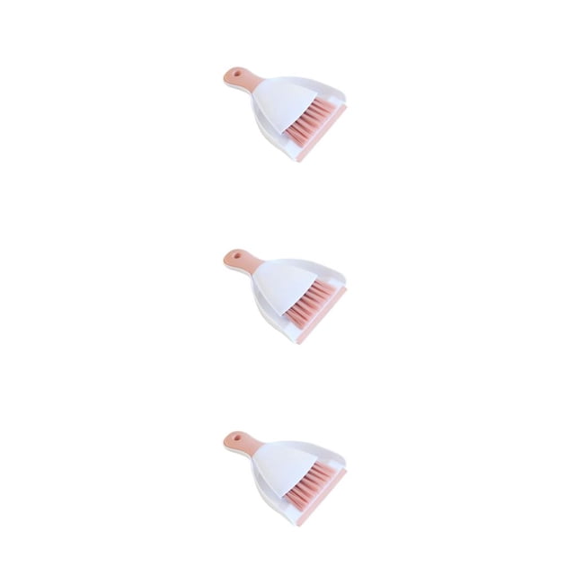 Injueey Juego de recogedor de escoba ligero y eficaz Coloque una escoba pequeña y un recogedor sin manchas conveniente rosa 75 × 44,5 × 45 Type1 NO1