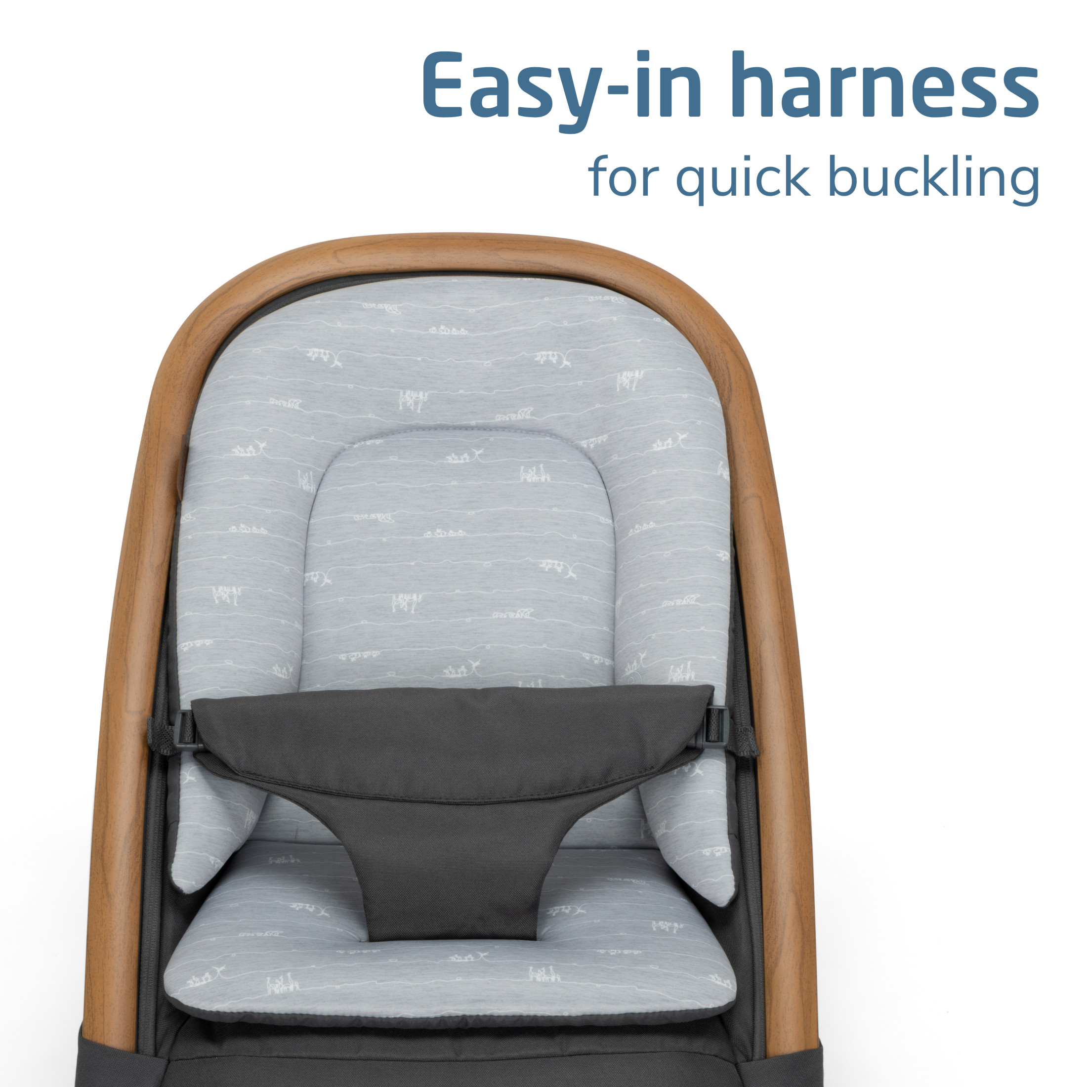 Maxi-Cosi Kori 2-in-1 Rocker Baby Chair, Oat EcoCare photo 7