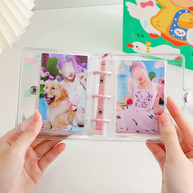 HMIEPRS 3 Pouces Mini Album Photo, Mignon Kpop Photocard Holder d