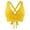 A-Yellow83, variant on Yuanlong Women's Bikini Top Knot Front Underwire Push Up Swim Crop Top Tie Crisscross Back Minimalist Beachwear Swimwear